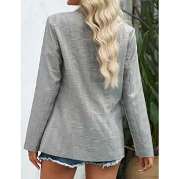 luvamia Women's Casual Linen Blazer for Stylish Office Wear