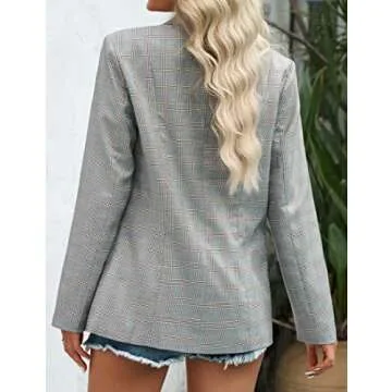 luvamia Women's Casual Linen Blazer for Stylish Office Wear