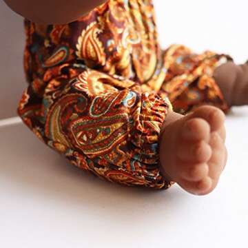 Nice2you Black Baby Doll - Realistic 12in Doll for Kids