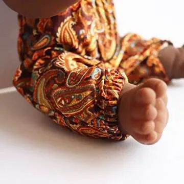 Nice2you Black Baby Doll - Realistic 12in Doll for Kids