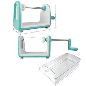 Easy&Fine Spiralizer 5-Blade Vegetable Slicer for Healthy Cooking