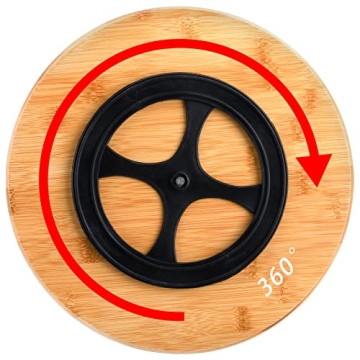 SOUJOY 11'' Lazy Susan Serving Tray - 360° Rotatable Design