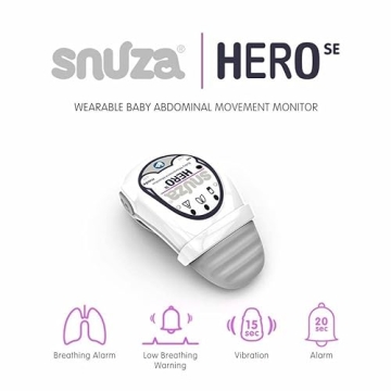 Snuza Hero SE Baby Breathing Monitor for Peace of Mind