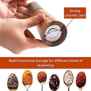 Gold Salt and Pepper Grinder Set for Stylish Kitchens