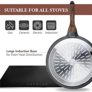 SENSARTE Nonstick Cookware Set 13-Piece with Granite