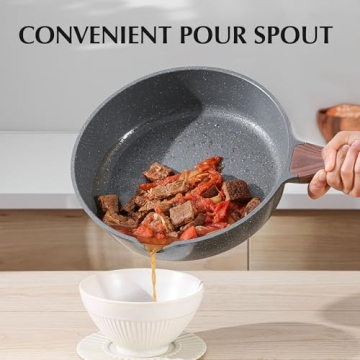 SENSARTE Nonstick Cookware Set 13-Piece with Granite