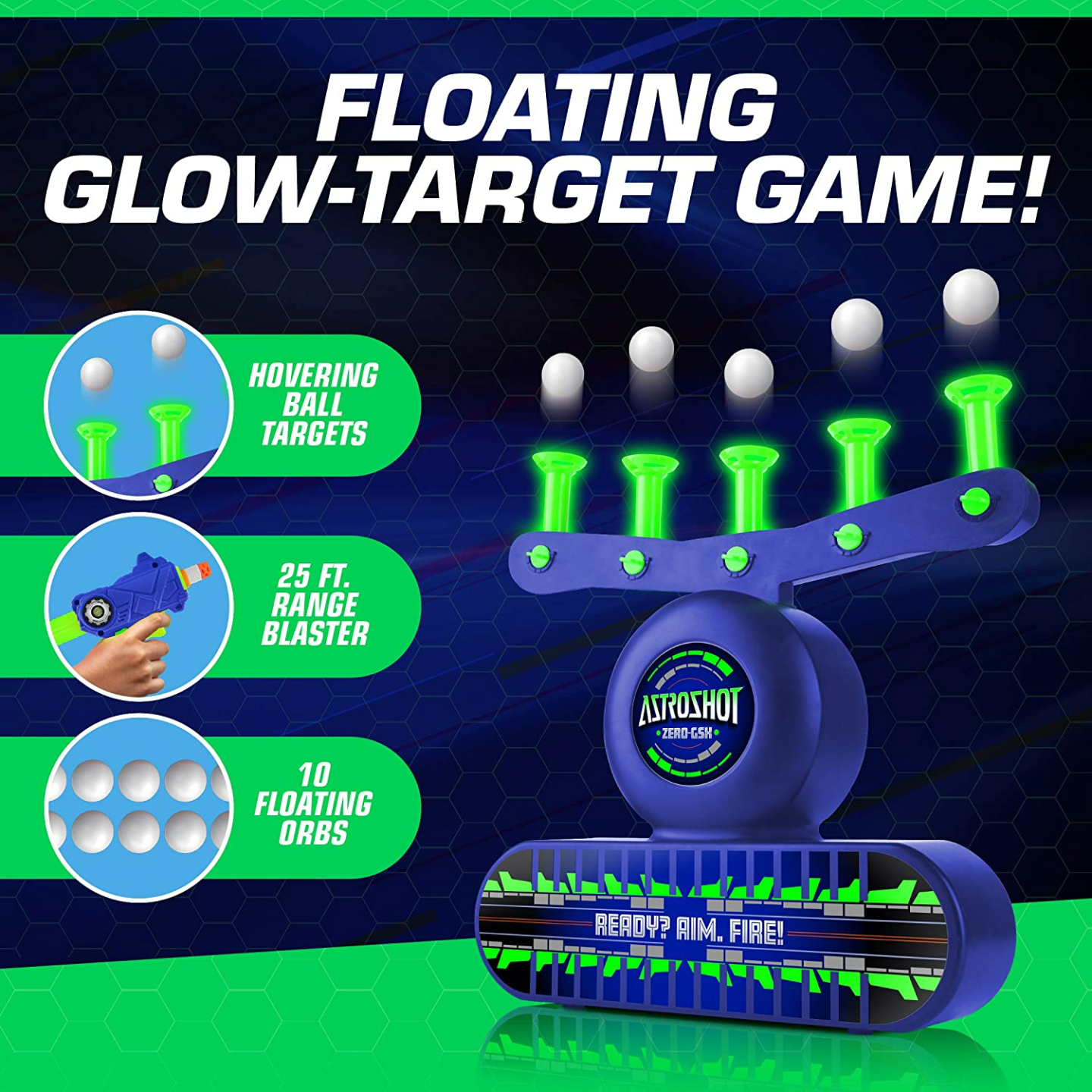 AstroShot Zero GSX Shooting Game - Nerf Compatible