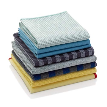 E-Cloth Home Cleaning Set: 8 Microfiber Cloths for Spotless Surfaces