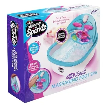Shimmer ‘N Sparkle 6-in-1 Kids Foot Spa for Pampering Fun