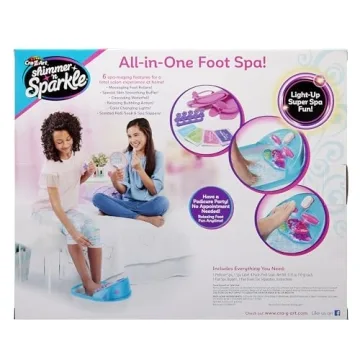 Shimmer ‘N Sparkle 6-in-1 Kids Foot Spa for Pampering Fun