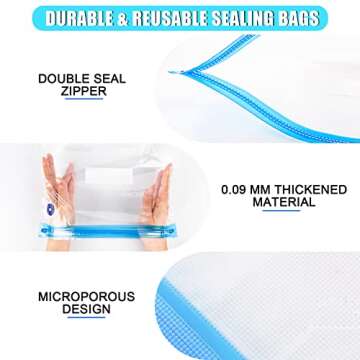 AMOLEN Filament Storage Bags Vacuum Kit for 3D Printing