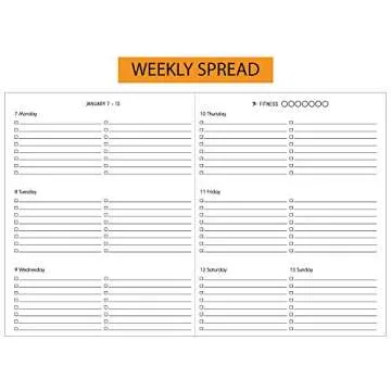 2019-2020 Academic Planner - Week and Month Organizer