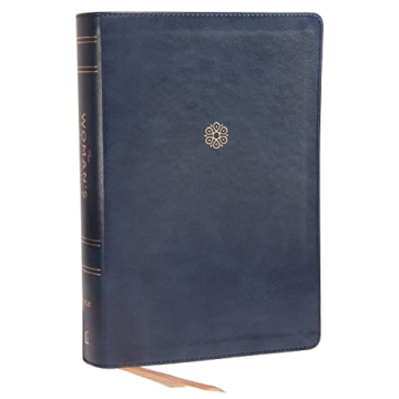 NIV Women's Study Bible - Leathersoft, Blue, Full-Color, Red Letter Edition