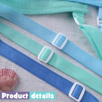 Seashell Collecting Bags Set for Beach Fun and Storage