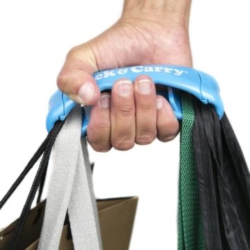 Click & Carry Grocery Bag Carrier - Effortless Hauling Tool