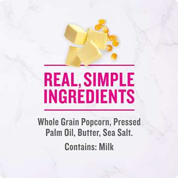 Delicious Angie's BOOMCHICKAPOP Real Butter Microwave Popcorn