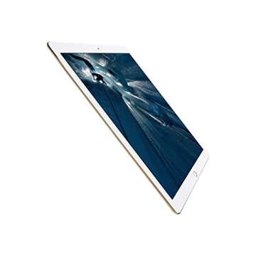 Apple iPad Pro (128GB, Wi-Fi + Cellular, Gold) 12.9in Tablet (Renewed)