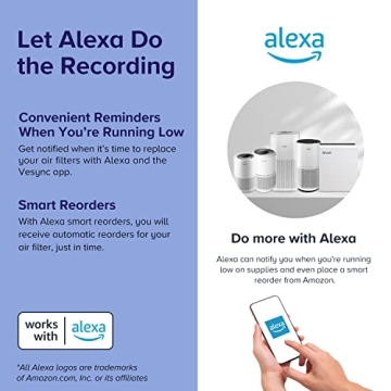 LEVOIT Core 400S-P Air Purifier with Smart Features