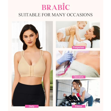 BRABIC Post-Surgical Comfort Bra for Recovery