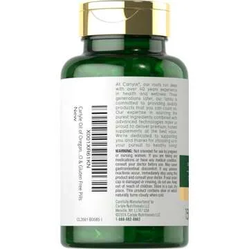 Carlyle Oregano Oil 4000mg Supplement | 150 Softgel Capsules | Contains Carvacrol | Non-GMO & Gluten Free Formula