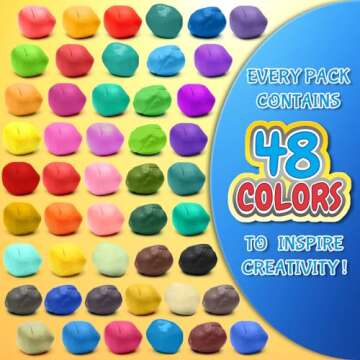 ESSENSON Magic Clay - 48 Colors Modeling Clay for Kids