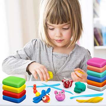 ESSENSON Magic Clay - 48 Colors Modeling Clay for Kids