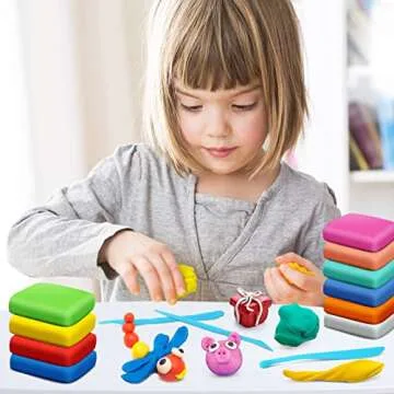 ESSENSON Magic Clay - 48 Colors Modeling Clay for Kids