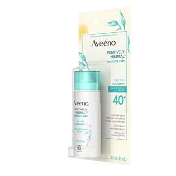 Aveeno SPF 40+ Invisible Milk Sunscreen for Sensitive Skin
