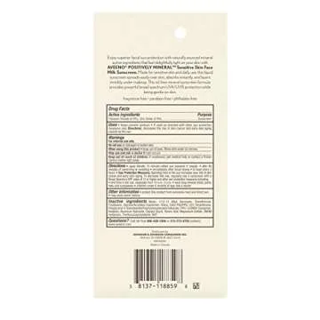 Aveeno SPF 40+ Invisible Milk Sunscreen for Sensitive Skin