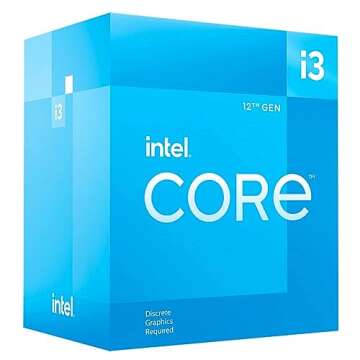 Intel® Core™ 12th Gen i3-12100F Desktop Processor with PCIe Gen 5.0 & DDR4 Support