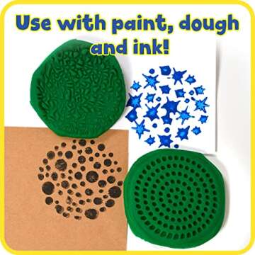 READY 2 LEARN Paint and Dough Palm Printers for Kids