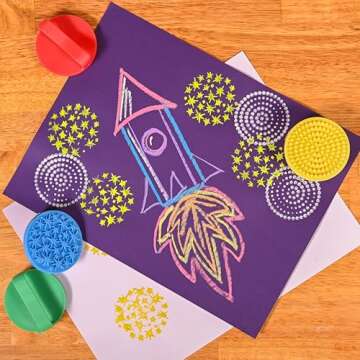 READY 2 LEARN Paint and Dough Palm Printers for Kids