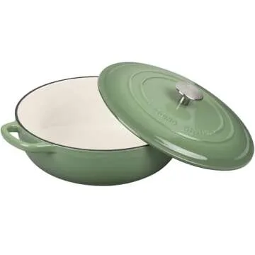 EDGING CASTING Enameled Cast Iron Dutch Oven 3.8QT