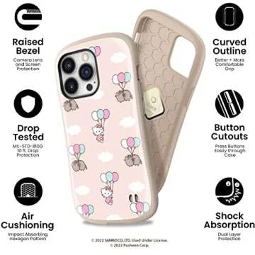 Cute and Durable Hello Kitty Pusheen iPhone Case