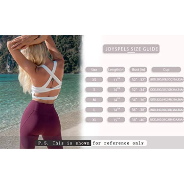 JOYSPELS Sports Bras for Women Extra Comfort Criss-Cross Back Padded Workout Tops for Women Medium Support Pink