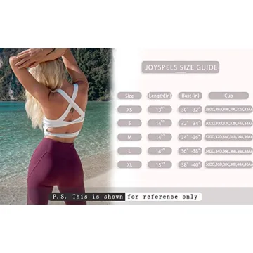 JOYSPELS Sports Bras for Women Extra Comfort Criss-Cross Back Padded Workout Tops for Women Medium Support Pink