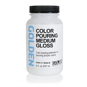 Color Pouring Medium Gloss by GOLDEN 8 fl. oz. Professional Acrylic Medium