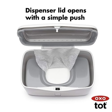 OXO Tot Pull Wipes Dispenser - Keep Wipes Fresh and Accessible