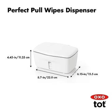 OXO Tot Pull Wipes Dispenser - Keep Wipes Fresh and Accessible