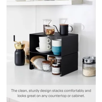 Yamazaki Stackable Kitchen Rack - Elegant Storage Solution