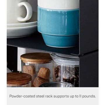 Yamazaki Stackable Kitchen Rack - Elegant Storage Solution