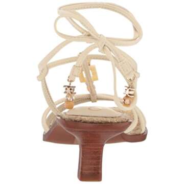 Sam Edelman Dacie Heeled Sandal Modern Ivory 8 Medium