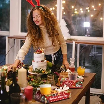 Christmas Movie Night Snack Trays for Parties and Celebrations