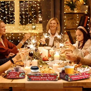 Christmas Movie Night Snack Trays for Parties and Celebrations