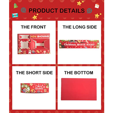 Christmas Movie Night Snack Trays for Parties and Celebrations