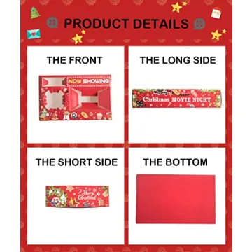 Christmas Movie Night Snack Trays for Parties and Celebrations