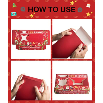 Christmas Movie Night Snack Trays for Parties and Celebrations