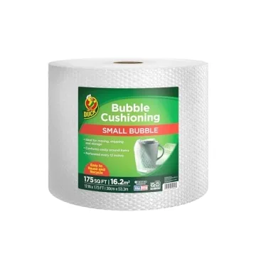 Duck Brand Small Bubble Cushioning Wrap for Moving & Shipping - 175 FT Bubble Packing Wrap for Extra...