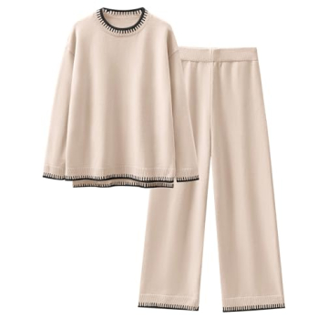 ANRABESS Women Two Piece Outfits Sweater Sets - Stylish & Comfortable Lounge Tracksuit