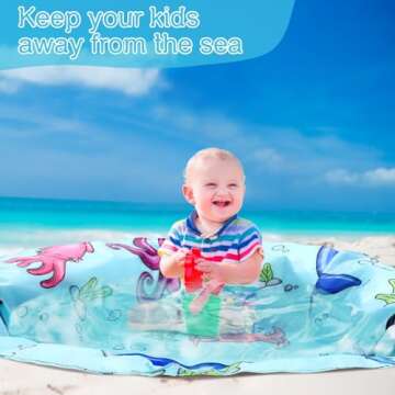 Tondiamo Beach Pool Blanket 2 in 1 Waterproof Fun